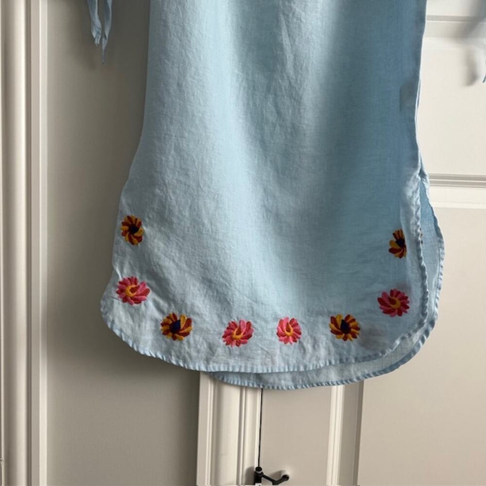 100% Linen Philosophy Republic Clothing Embroidered Dress Size: Small - Picture 4 of 11